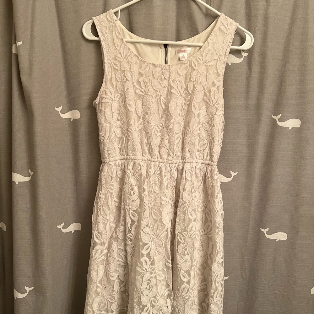 White xhilaration dress